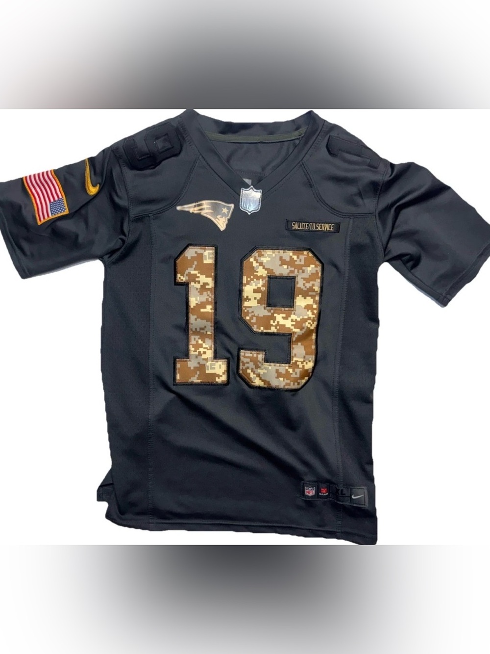 Patriots Jersey Malcolm Mitchell #19 Salute to Service jersey Youth XL